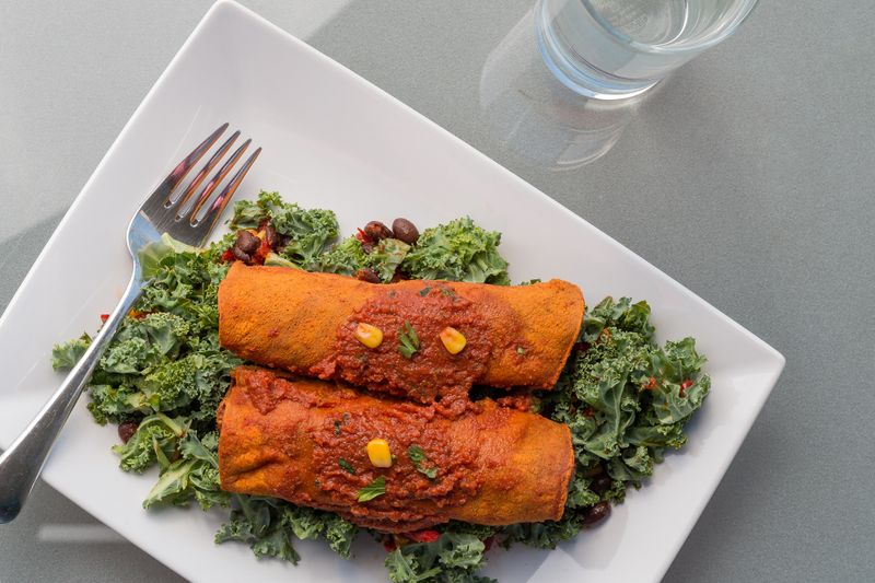 Artisan tacos with fresh toppings at Costa Vida Mexican restaurant